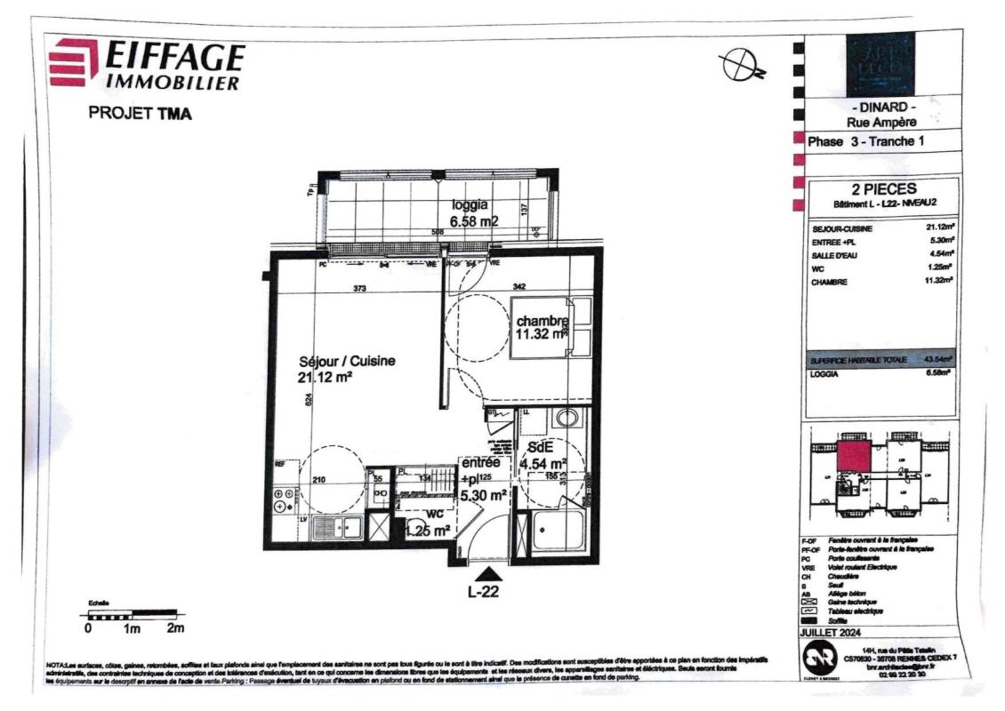 Location appartement t2 43 m² à Dinard 35800 - 695 €